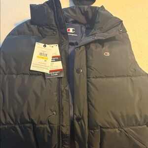 Champion Dark Gray Puffer Vest